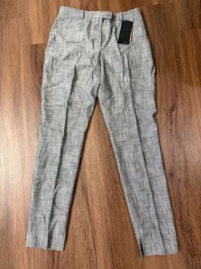 Boss Light Gray Slim Dress Pants